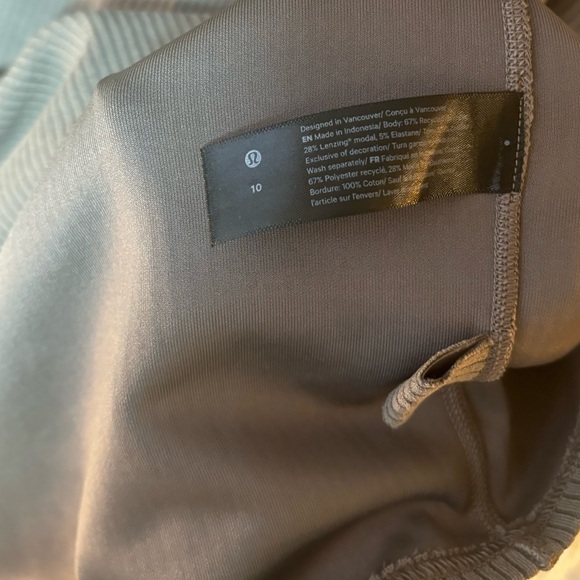 Lululemon•Ribbed Softstreme Slim-Fit Tank Dress•Nomad (taupe brown)•NWOT•size 10 - Picture 13 of 16